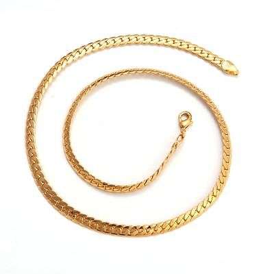 Fashion Jewelry 18k Yellow Gold Filled Unisex Necklace. Lovely