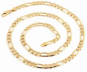 Fashion Jewelry Mens 500mm 28g 18k Yellow Gold Filled Necklace. Lovely