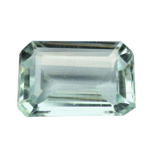 6.72ct Ravishing Colour White Blue Aquamarine Octagon Cut 100% Natural