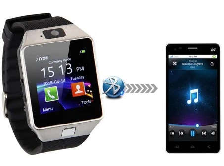 Smart Watch with Stand alone Calling Function and Camera