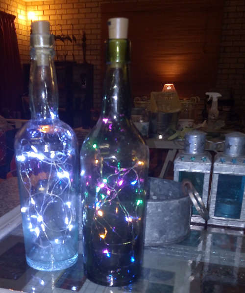 Bottle Stopper Mini Coloured Fairy Light String
