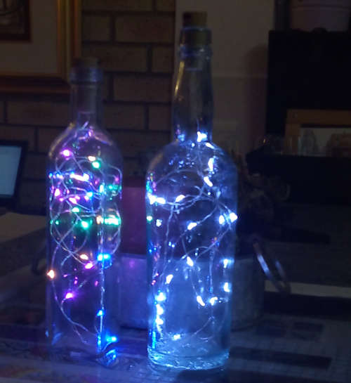 Bottle Stopper Mini Coloured Fairy Light String