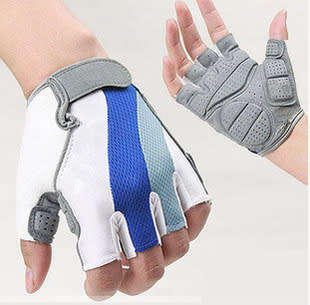 MALTA SPORTS- Half Finger Fingerless Racing Silicone Gel Gloves for Motorcycle Cycling Bicycle Bike