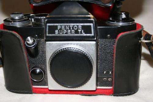 Pentacon (Praktica) Pentor Super TL Camera - M42 Mount with Body Cap and Leather Hard Case!!
