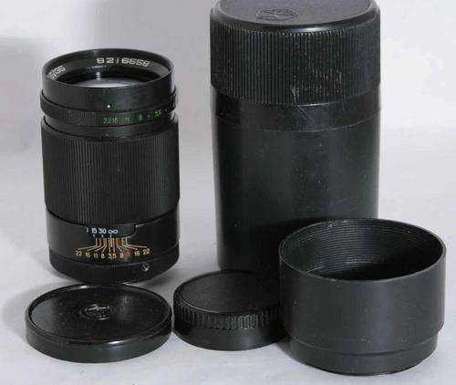 Jupiter-37A 3.5/135mm Portrait Lens (M42 Mount) - Excellent Russian lens!! + Metal Hood ++Case!!