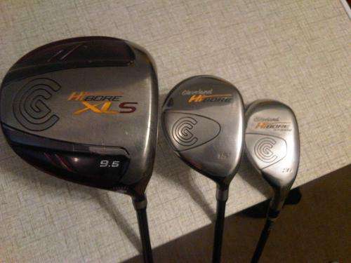 Cleveland Hi-Bore xls driver + 3wood + hybrid