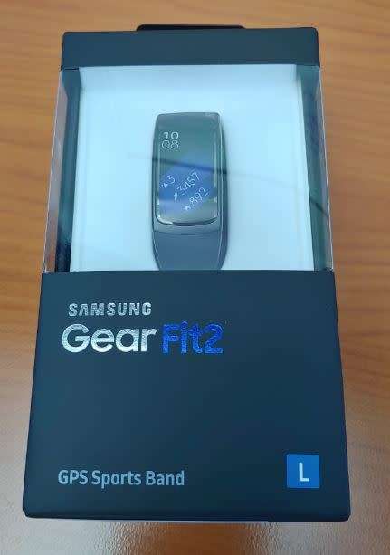 Samsung Gear Fit2 (Large, Black) new in box