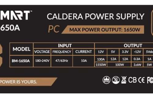 Caldera 1650Watt Power Supply