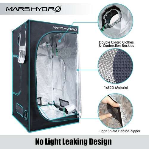 Mars Hydro Grow Tent - 1m x 1m x 1.8m