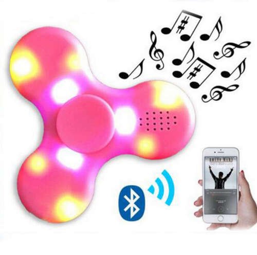 Fidget Spinner with Bluetooth Audio/LED Lighting - Local Stock
