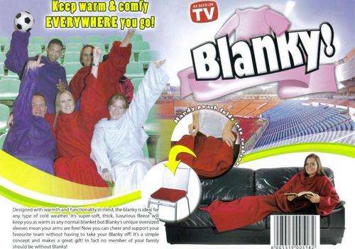 *** NEW ***  ROYAL BLUE CUDDLE BLANKET - FOLDS UP INTO A PILLOW!!!!