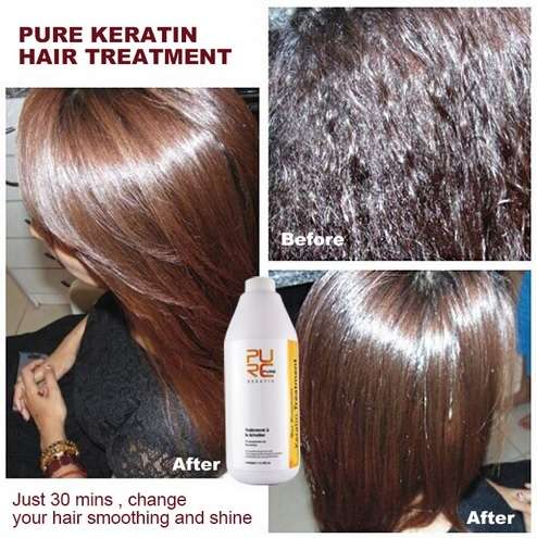 PURC 5% formalin keratin with free keratin purifying shampoo