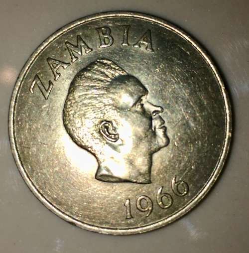 2 SHILLINGS 1966 ZAMBIA