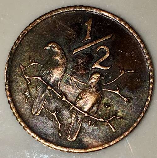 1970  1/2Cent  AFR