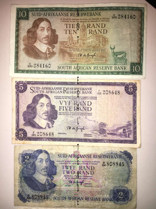 COMPLETE SET OF TW DE JONGH 1967-75 [1 BID TAKES ALL]