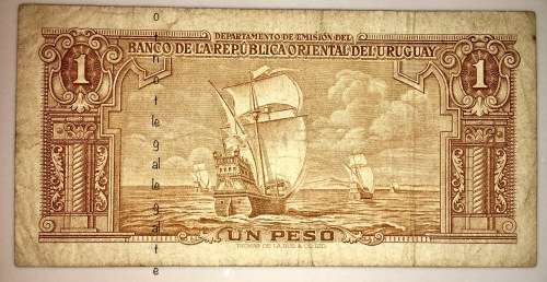 1 PESO  URUGUAY 1938