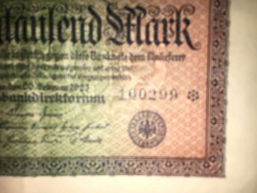 GERMAN EMPIRE 20000 MARK 20 FEBRUARY 1923( STAR PREFIX) BERLIN