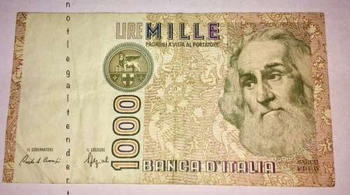 1000 LIRE 1982 ITALY