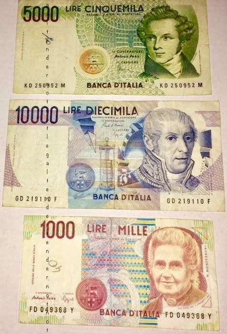 ITALY X 3,,,,1000 (1990) , 5000 (1985) , 10000(1984)  LIRE