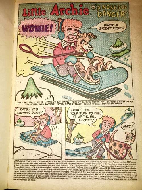 LITTLE ARCHIE NO 24,NO 27,NO 29COMIC DIGEST (THE ARCHIE DIGEST LIBRARY)