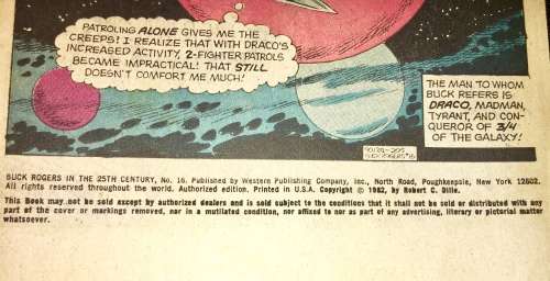 BUCK ROGERS INTHE 25TH CENTURY NO16 1982 ( WHITMAN)VF