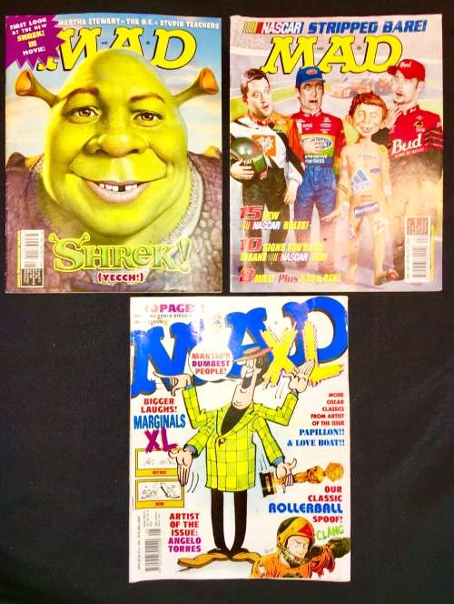 MAD MAG X3,,, #116  2002,#388  2003,#397 2004 (1 BID TAKES ALL.)