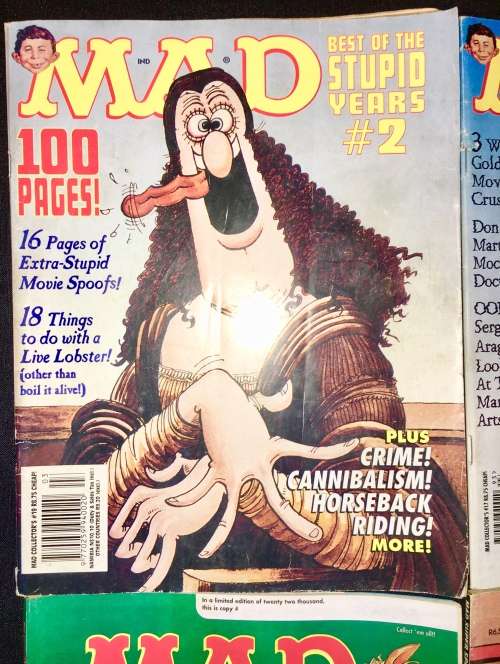 MAD MAGS X4,,,  #16  1993  ,#17  1993 ,#19 1993 ,#81 1992 (1 BID TAKES ALL.)