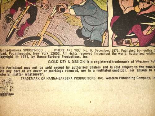 SCOOBY DOO X 6  NO 9, NO 11,NO 21,NO 25,NO 26,NO 28 1971(GOLD KEY) G+ TO VF+
