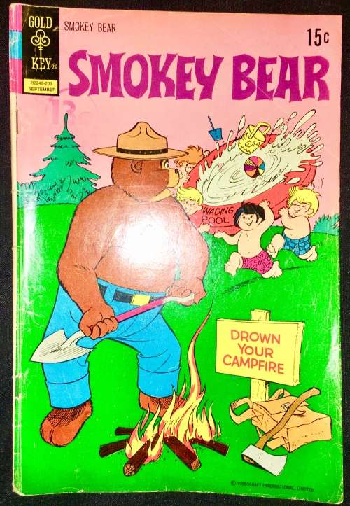 SMOKEY BEAR  NO 11  1972 (GOLD KEY) F
