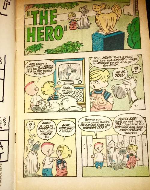 DENNIS THE MENACE AND RUFF X 2 NO 7 1970 & NO 19 1973 (FAWCETT)VF