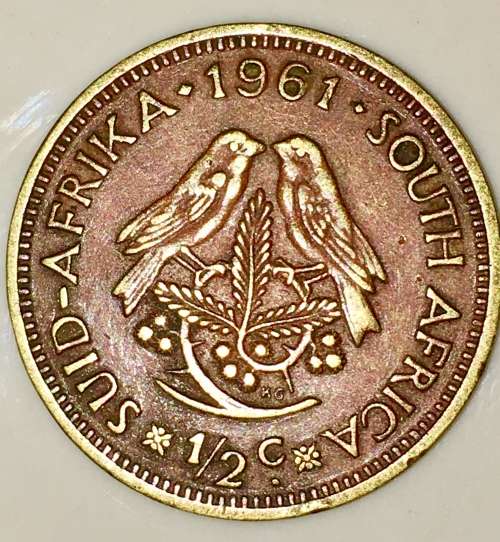1961 1/2 CENT
