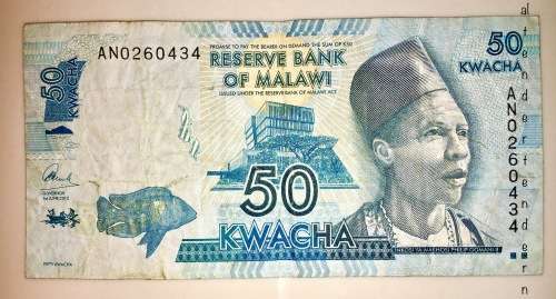 MALAWI 50 KWACHA 2012