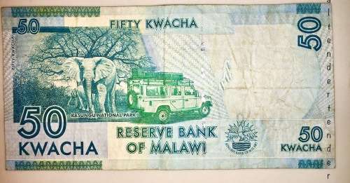 MALAWI 50 KWACHA 2012