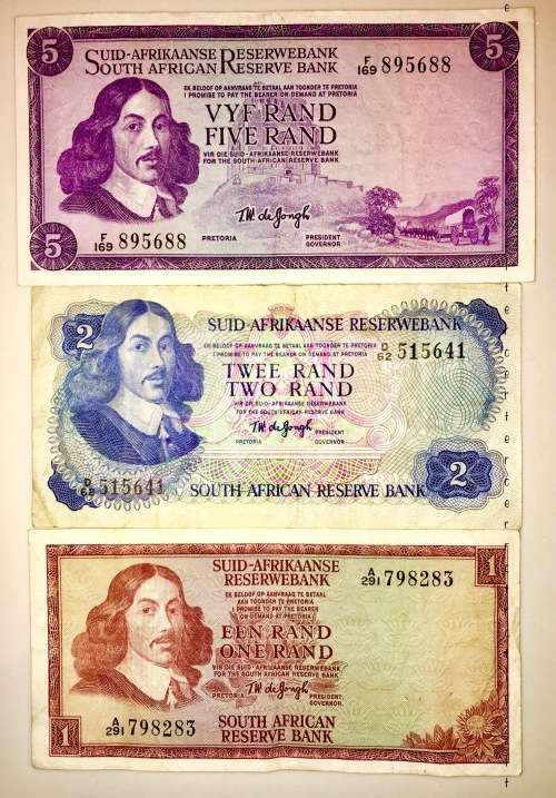 SET OF TW DE JONG 1967 R5-R1 [1 BID TAKES ALL]