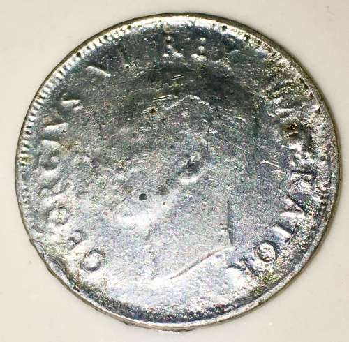 1/2 PENNY 1944 SILVERED