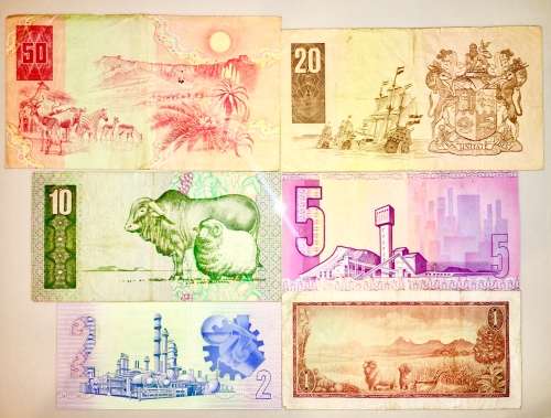 COMPLETE SET OF CL STALS  & DECIMAL NOTES  R50 - R1  [1 BID TAKES ALL]