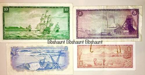 COMPLETE SET OF TW DE JONGH & DECIMALS R10- R1 1966-1973  [1 BID TAKES ALL]