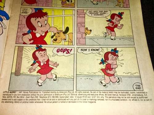 LITTLE AUDREY X 3  ... NO 12 , NO 15 , NO 19  1987 ( HARVEY )VF