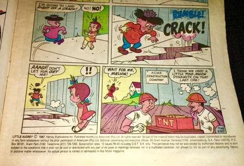 LITTLE AUDREY X 3  ... NO 12 , NO 15 , NO 19  1987 ( HARVEY )VF