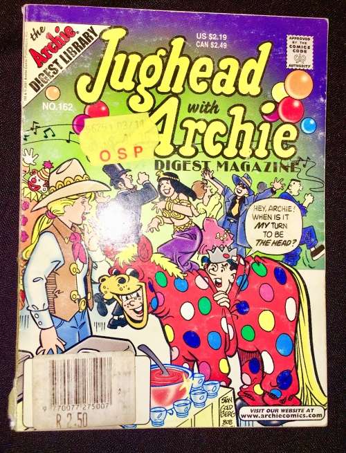 JUGHEAD & ARCHIE,,,,NO 162   2001 (ARCHIE DIGEST LIBRARY)VG