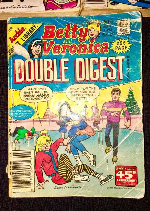 BETTY & VERONICA DOUBLE DIGEST X3,,,,NO 5, NO 16, NO 18  1988{ 256 PAGES} (ARCHIE DIGEST LIBRARY)G-V