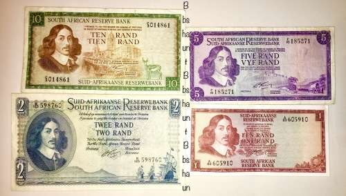 G.RISSIK SET OF 4.,,, R10-R1 1962-1967 [1 BID TAKES ALL]