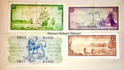 G.RISSIK SET OF 4.,,, R10-R1 1962-1967 [1 BID TAKES ALL]
