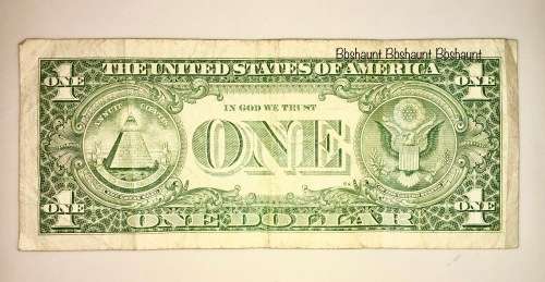 U.S.A $1 DOLLAR 1988