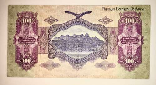 HUNGARY 100 PENGO 1930 MAGYAR