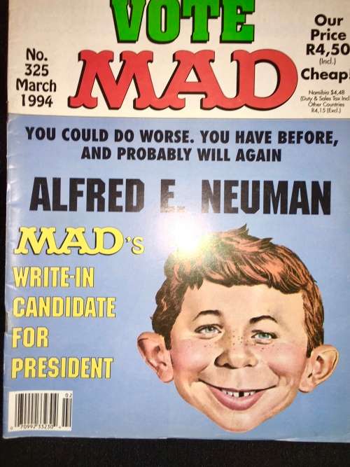 MAD MAG X4,,,, NO 323, NO 324 , NO 325, NO 326  1994-93