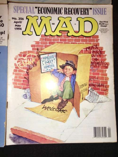 MAD MAG X4,,,, NO 323, NO 324 , NO 325, NO 326  1994-93