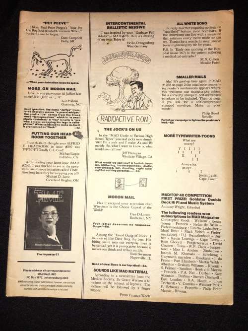 MAD MAG STAR BLECCH IV