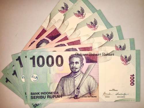 INDONESIA 1000 RUPIAH IN SEQUENCE ZQB093437-431,,,2009 CRISP UNC(BID PER NOTE)