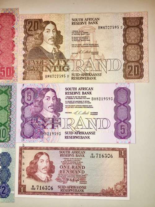 COMPLETE SET OF CL STALS & DECIMALS R50 -(R1 DE JONG 1973)-1990s ( 1 BID TAKES ALL)